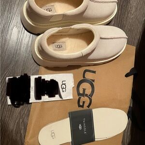 UGG Women's Cream Twinsole Slippers